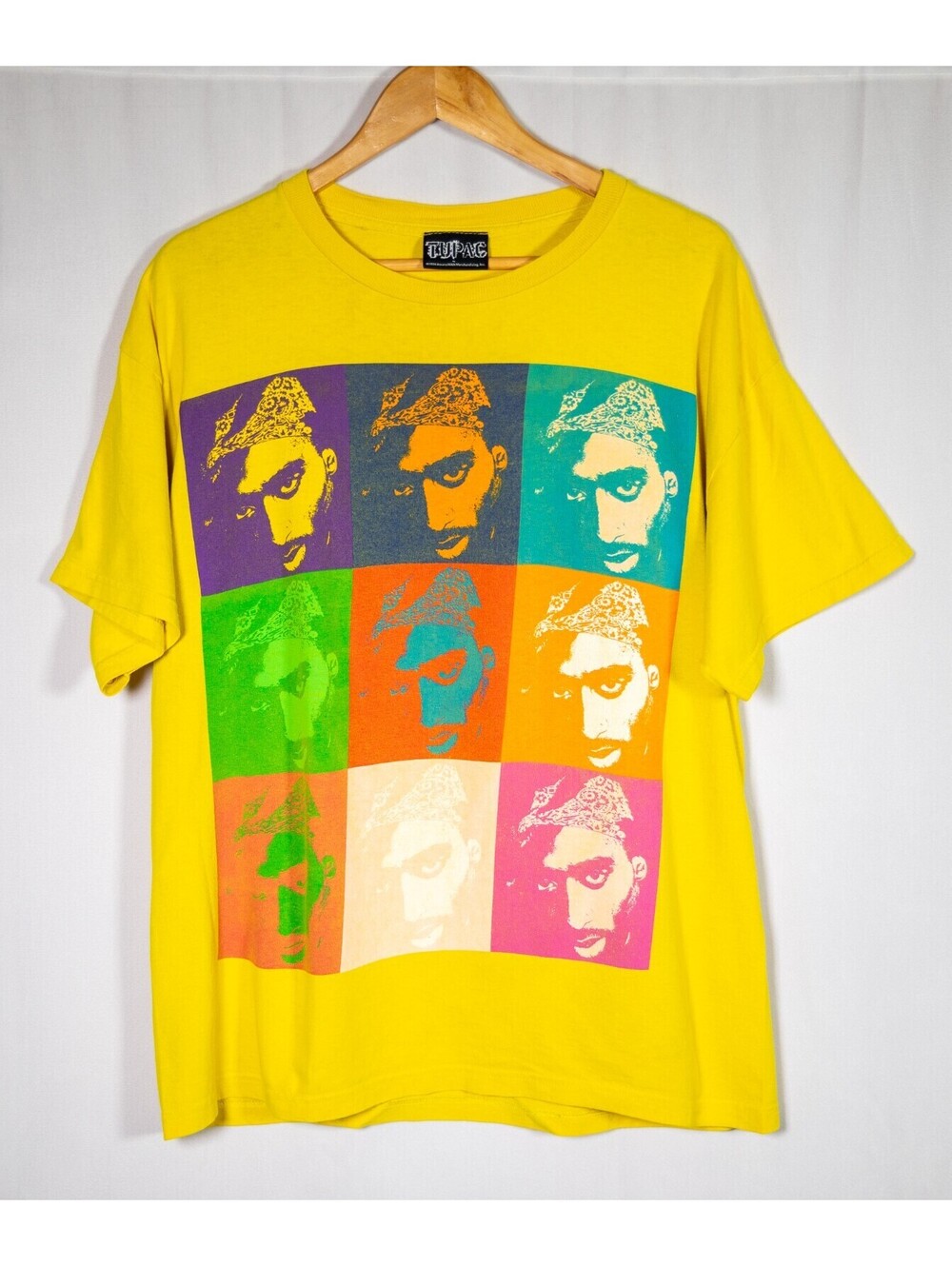 Tupac T Shirt 2 Pac Rap Tee 2006 Vintage Big Print Rare Band Hip Hop - Men's L